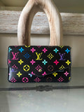 Louis Vuitton Black Multicolor Monogram Mini Flap Bag