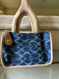 Coach White Lips Print Mini Crossbody Bag